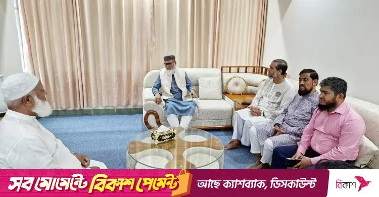 জামায়াত আমিরের বাসায় ধর্ম বিষয়ক উপদেষ্টার সাক্ষাৎ