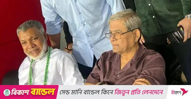 শেরেবাংলা স্টেডিয়ামে ফুরফুরে মেজাজে মির্জা ফখরুল, উপভোগ করলেন টাইগারদের বোলিং নৈপুণ্য