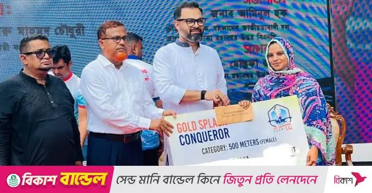 জিয়া সুইমিং কার্নিভালে শাহনাজ আক্তারের সাফল্য