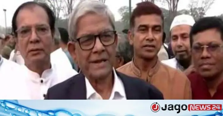 ‘নতুন বাংলাদেশ গড়ারই শপথ নিয়েছে বর্তমান সরকার’: মির্জা ফখরুল