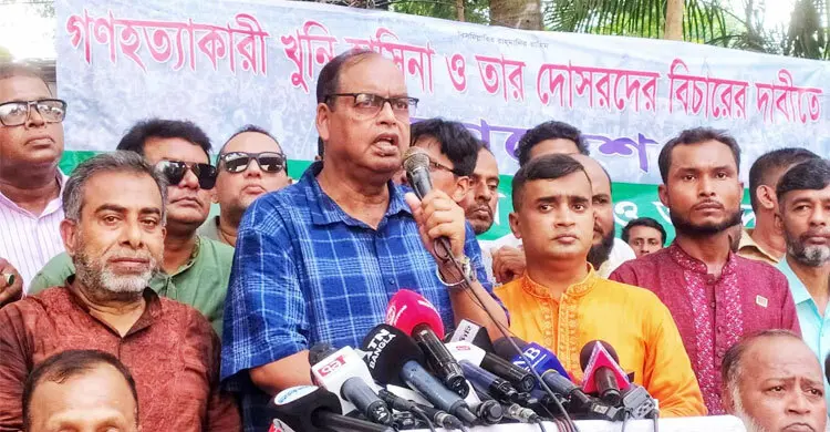 সময় থাকতে শেখ হাসিনাকে ফেরত পাঠাতে ভারতের প্রতি দুদুর আহ্বান